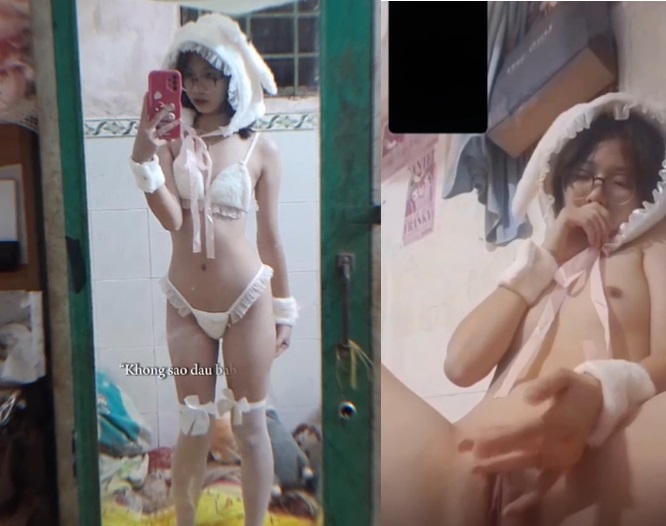 Si Kelinci Nakal Suka Banget Ditampar Bokongnya Sama Abang